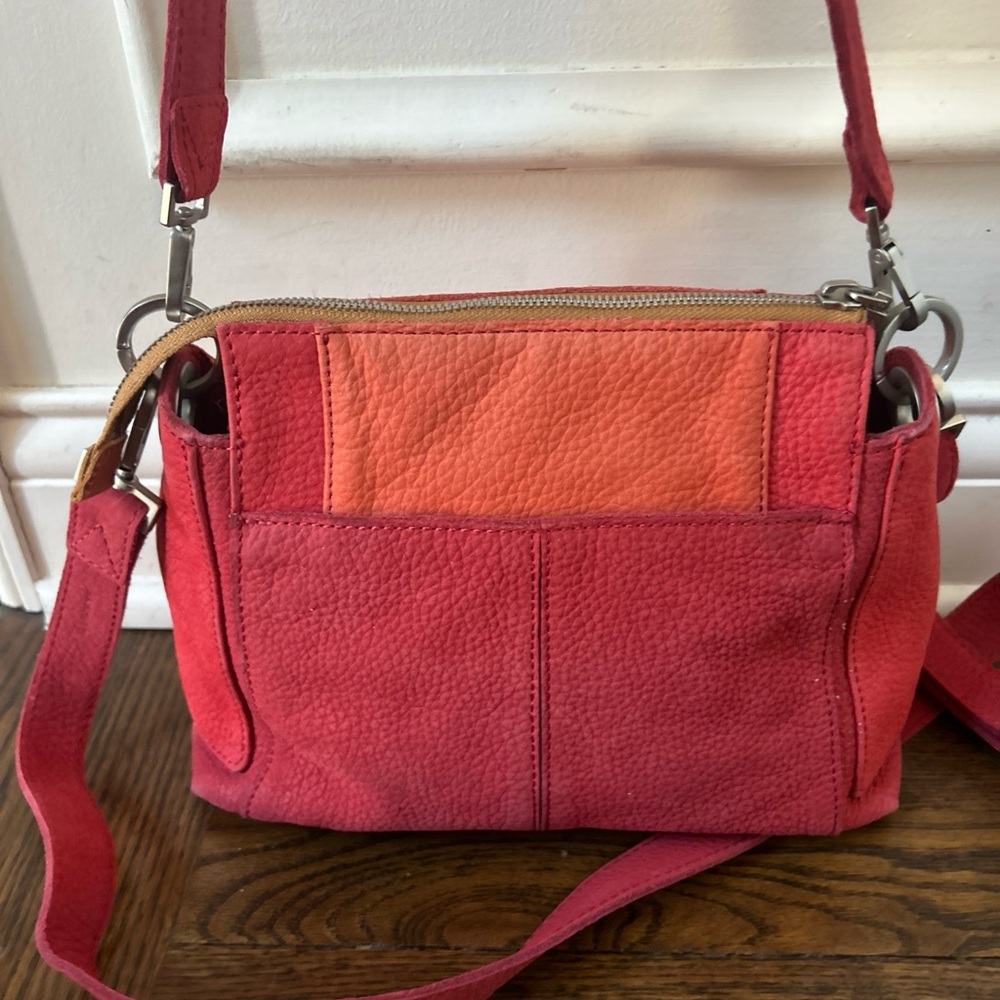 Hammitt Sonoran layered nubuck red and Orange medium Bryant Bag - Picture 10 of 15